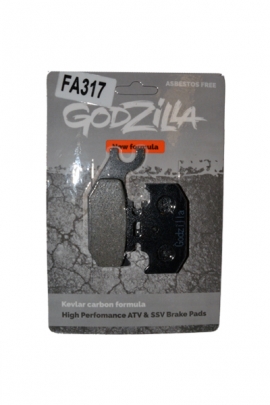 FA317 Тормозные колодки "Godzilla" кевларо-карбон