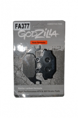 FA377 Тормозные колодки "Godzilla" кевларо-карбон