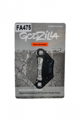 FA475 Тормозные колодки "Godzilla" кевларо-карбон
