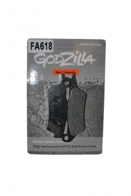 FA618 Тормозные колодки "Godzilla" кевларо-карбон
