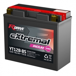 Аккумулятор RDRIVE eXtremal Iridium YT12B-BS