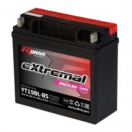 Аккумулятор RDRIVE eXtremal Iridium YT19BL-BS
