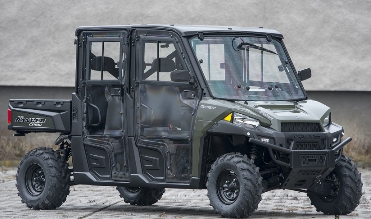 Лобовое стекло + стеклоомыватель и стеклоочиститель DFK на POLARIS XP 900 Crew