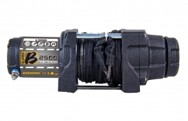 Super B 2500 лебедка электрическая 12В с синтетическим тросом