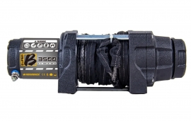 Super B 3500 лебедка электрическая 12В с синтетическим тросом