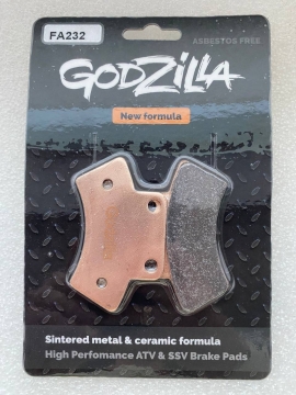 FA232 Тормозные колодки GODZILLA