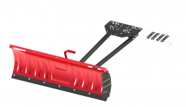 Отвал для снега с универсальной площадкой (красный) 