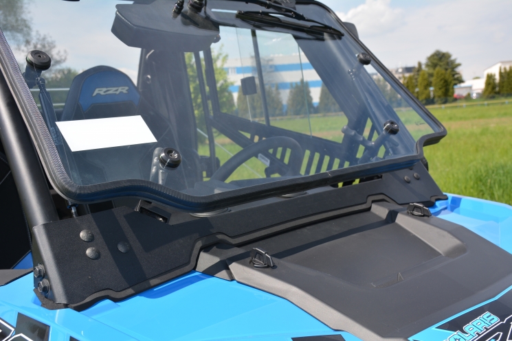 Лобовое стекло + стеклоомыватель + стеклоочиститель DFK на Polaris RZR 900s