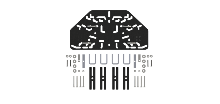 Универсальная площадка для крепления снегового отвала